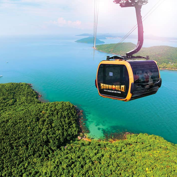 Tour Phú Quốc 3N2Đ - Suối Tranh - VinPearlLand - Cáp Treo Hòn Thơm - Aquatopia Water Park - Sunset Sanato - Dinh Cậu - Dinh Bà- Chùa Sùng Hưng Cổ Tự - Trúc Lâm Thiền Viện Hộ Quốc.