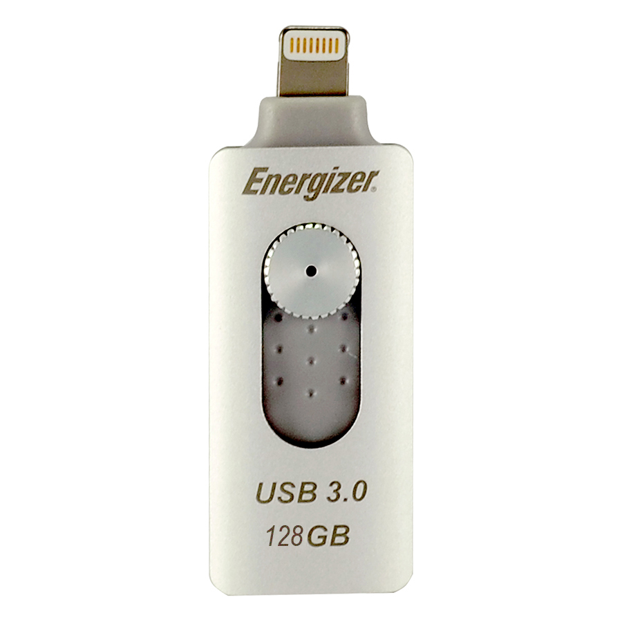 USB Energizer 128GB Lightning OTG Ultimate FOTL3U128R - Hàng Chính Hãng