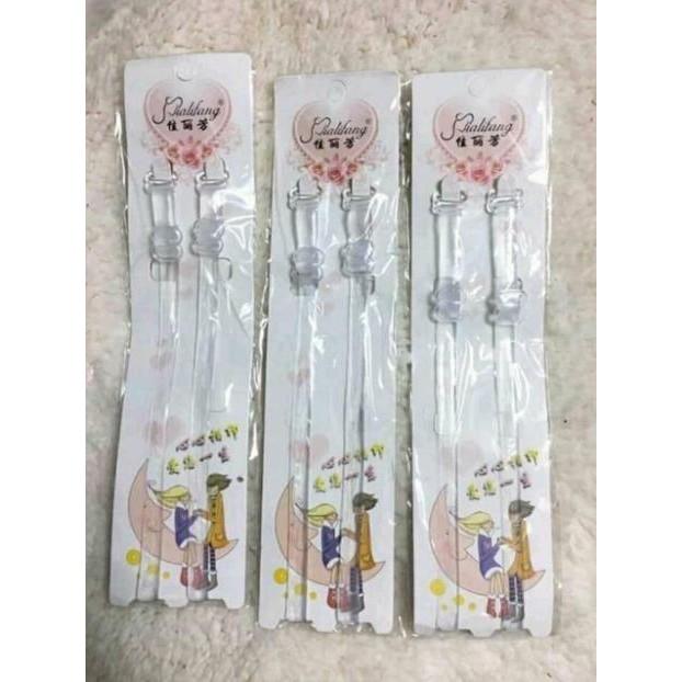 Một đôi dây áo trong suốt cho các nàng