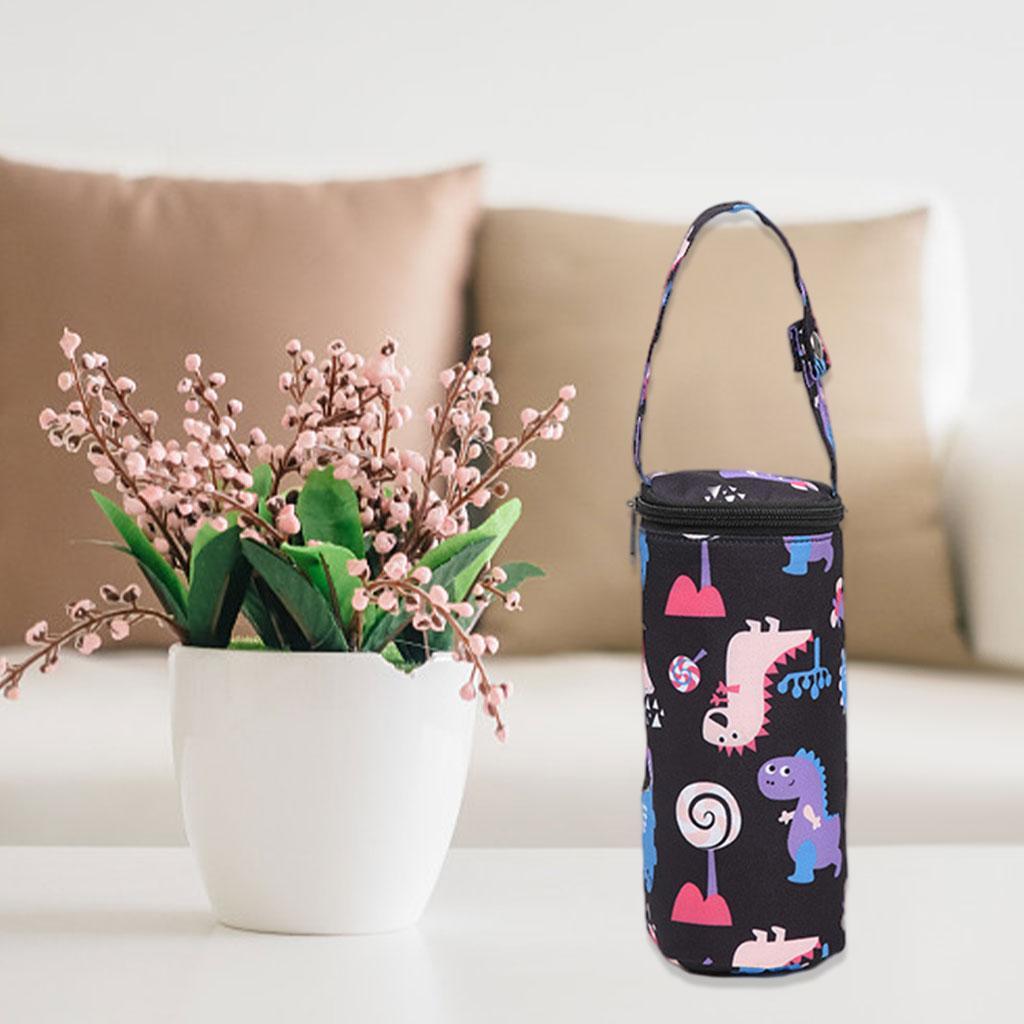 2 x Portable Insulated Baby Bottle Bag Reusable for Daycare Travel Carrier