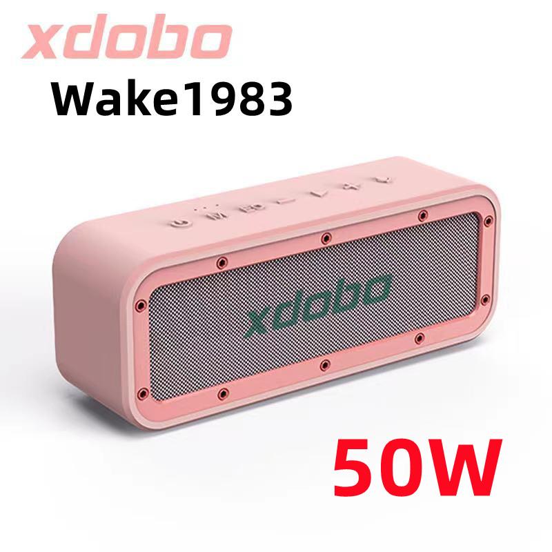XDOBO WAKE 1983 50W STEREO BLUETOOT OUTEROOT STEREO High Subwofer Subwofer Subwofer không thấm loa siêu thấm nước 3D loa loa Color: Wake1983 pink