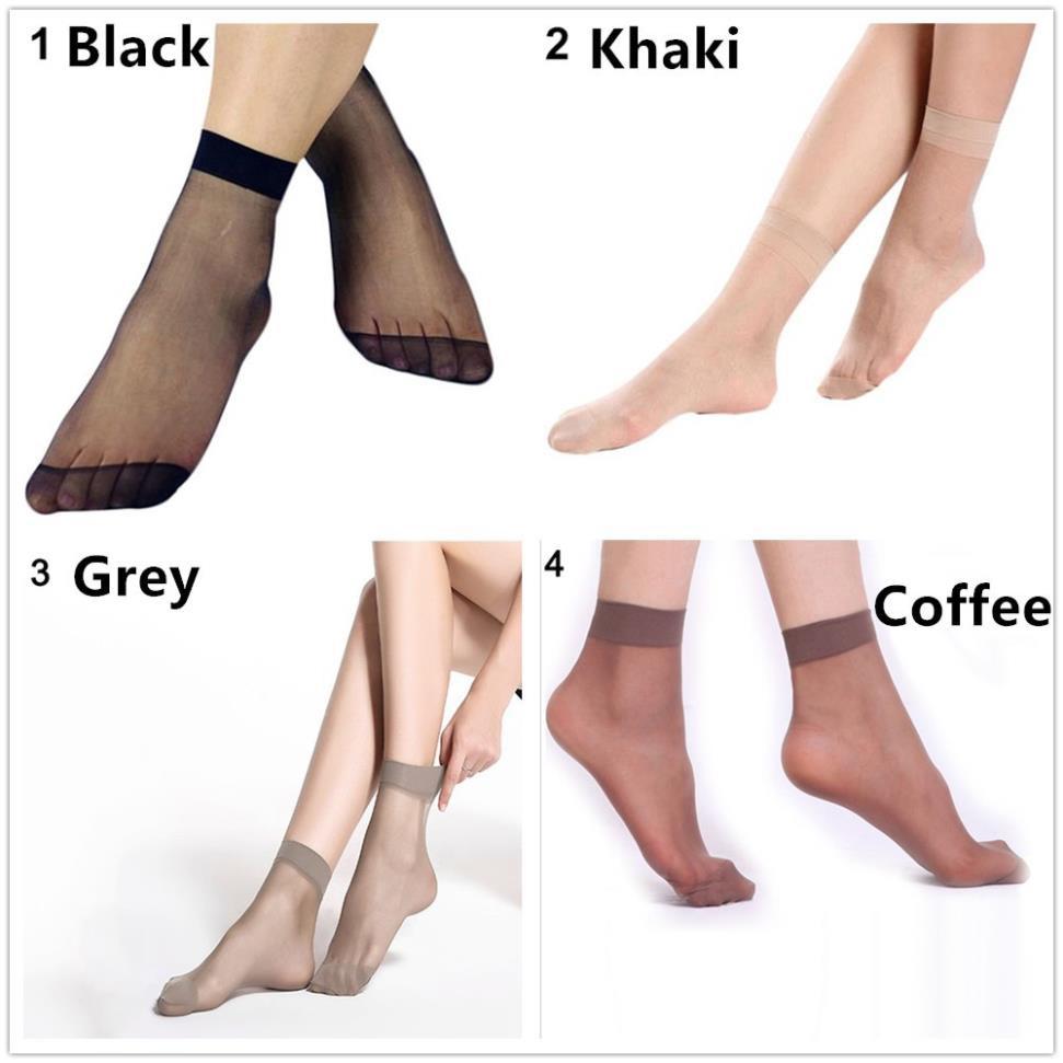 Sét 10 đôi tất da chân siêu mỏng siêu dai