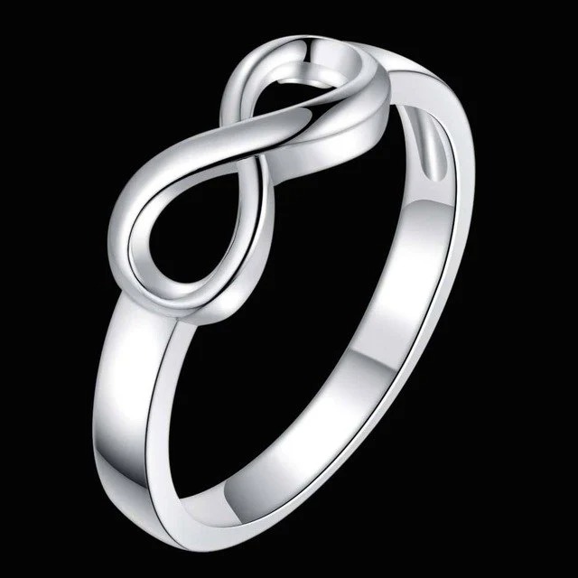 Nhẫn Nữ Bạc Hình Vô Cực Infinite BẠC HIỂU MINH NU092S