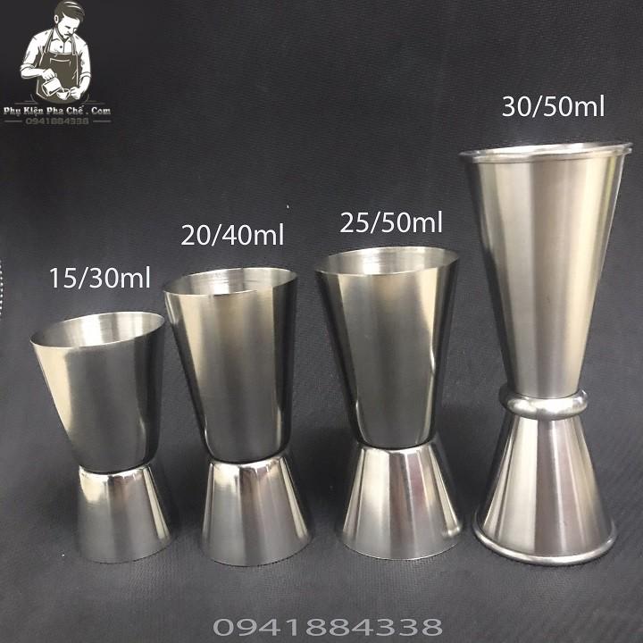 Ca Đong Hai Đầu Inox - Jigger Inox - Ly đong inox