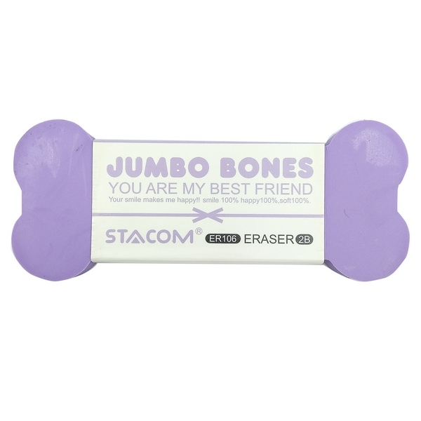Gôm Stacom Jumbo Bones Lớn ER106 - Màu Tím