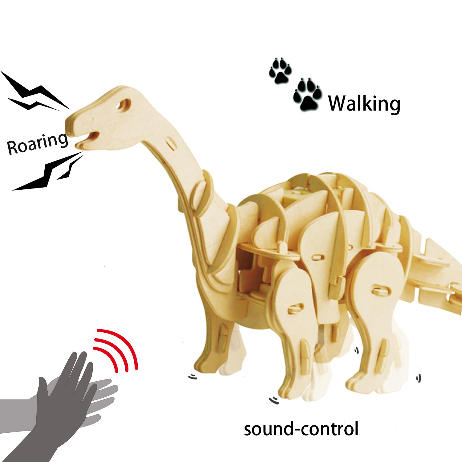 Mô hình Cơ động học Robotic Dinosaurs - Sound Control Apatosaurus D450