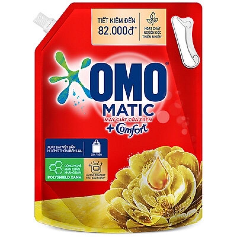 Nước giặt OMO Matic hương Comfort tinh dầu thơm túi 2,8L-3.5 L