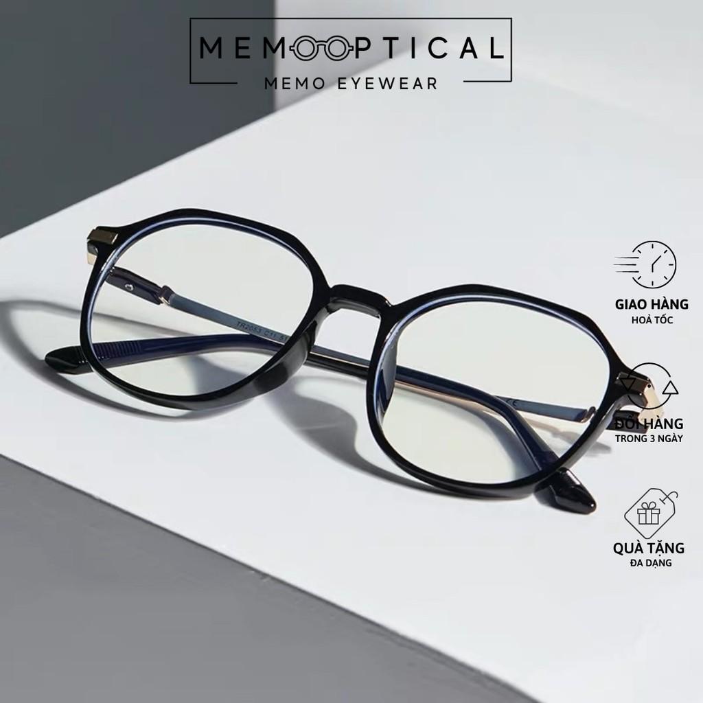 Gọng Kính Cận Hàn Quốc D253 - Kính Mắt Nam Nữ Phong Cách Hàn Quốc Memo Optical