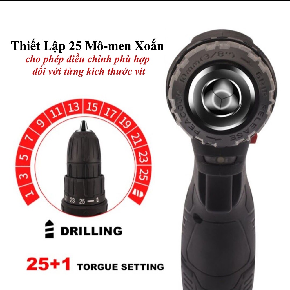 Máy khoan, bắt vít 12v 100% dây đồng