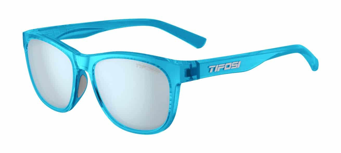 Kính Thể Thao Chạy Bộ TIFOSI SWANK CRYSTL SKY BLUE Smoke Bright Blue lens