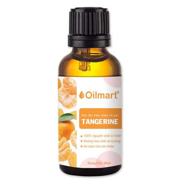 Tinh Dầu Thiên Nhiên Vỏ Quýt Oilmart Tangerine Essential Oil 50ml