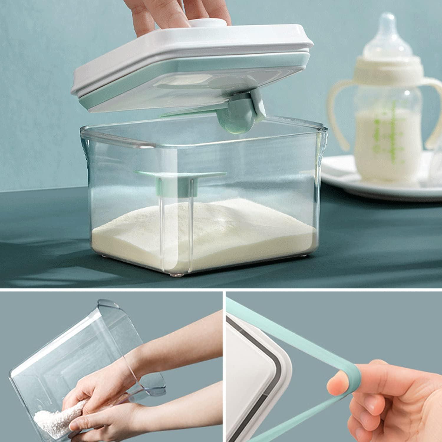 2.3L, Hộp Đựng Sữa Bột Kín, Hộp Đựng Sữa Bột, Bình Đựng Bột Công Thức, Hộp Đựng Sữa Bột Di Động, Dùng Cho Sữa Bột, Đồ Ăn Vặt Và Ngũ Cốc