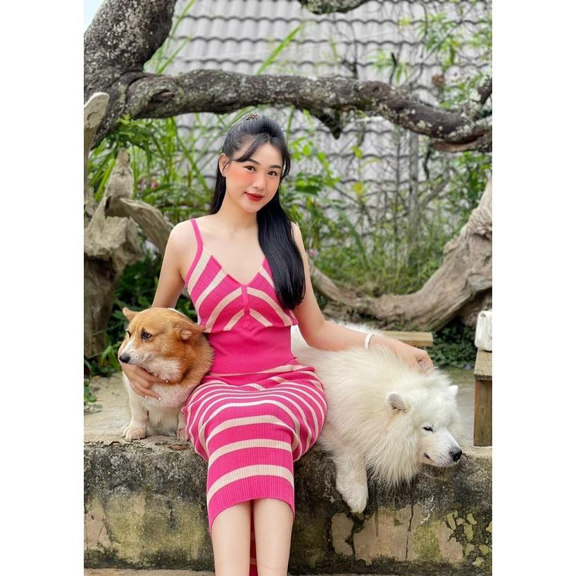 Sét Váy Len Kẻ Mã 297
