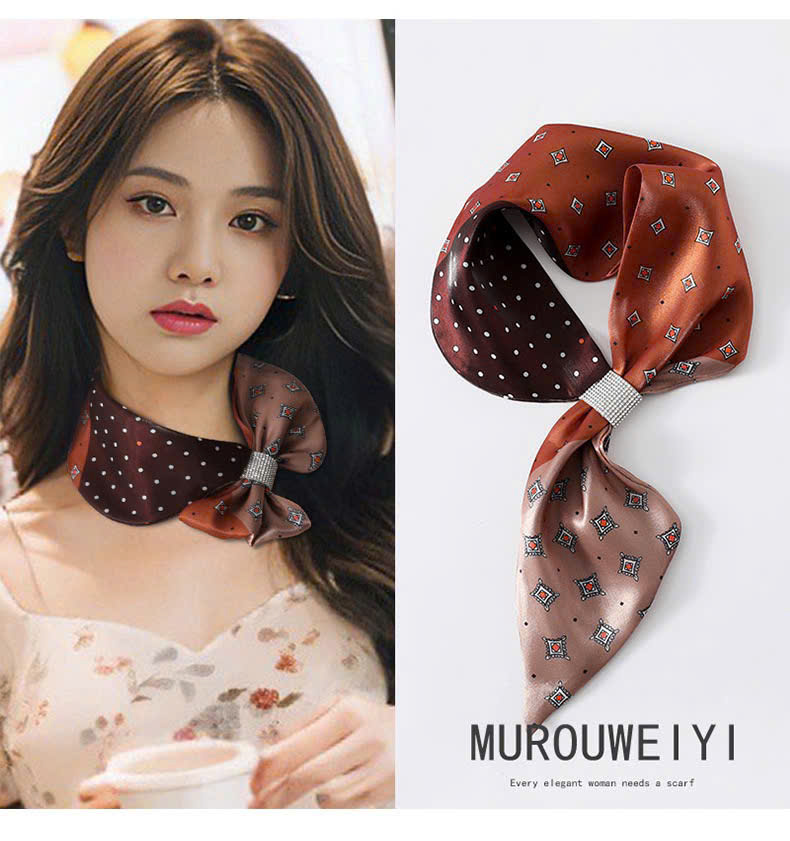 KHĂN LỤA DÀI KHĂN QUÀNG CỔ KHĂN CHOÀNG LỤA BĂNG ĐÔ TRANG TRÍ NƠ CAO CẤP ĐA NĂNG SANG TRỌNG THANH LỊCH MÃ 18-38