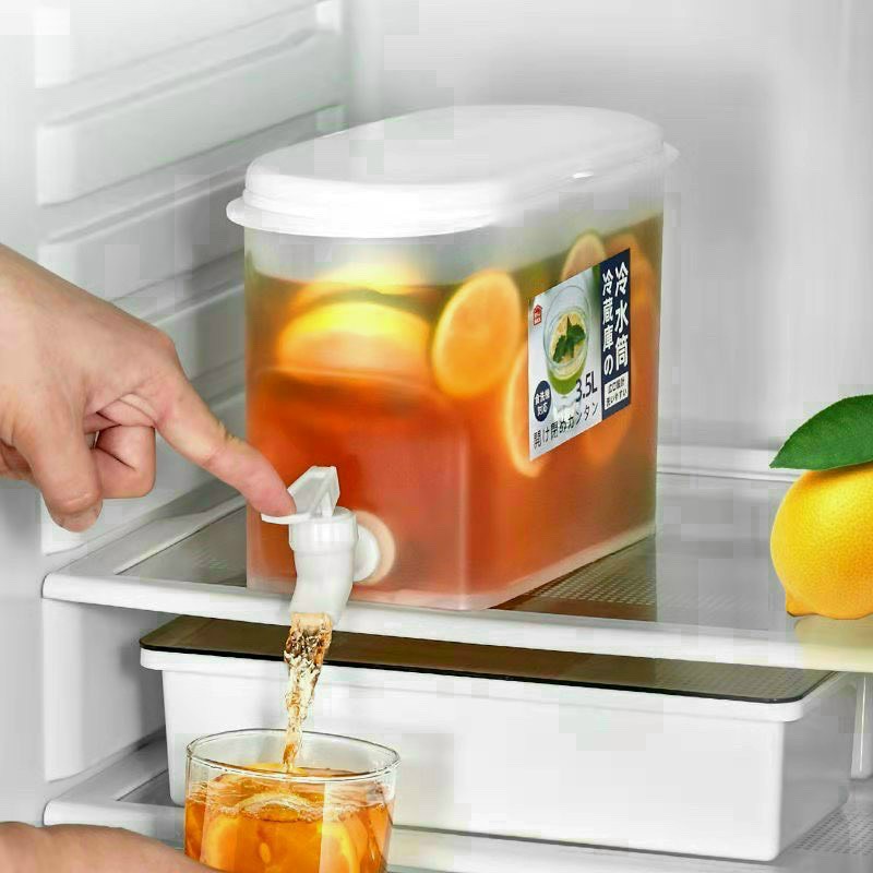 Bình Đựng Nước Có Vòi 3.5L Bình Nhựa Cao Cấp Để Tủ Lạnh Thông Minh