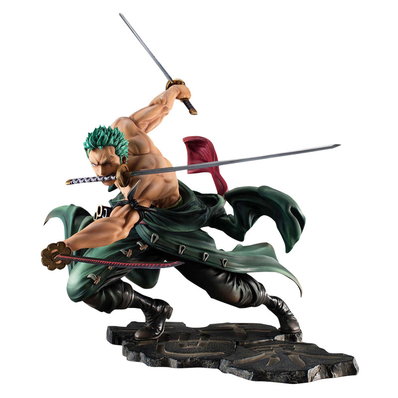 Mô Hình Nhân Vật Roronoa Zoro Trong Phim One Piece Hải Tặc Mũ Rơm - Cao 10cm Không Hôp