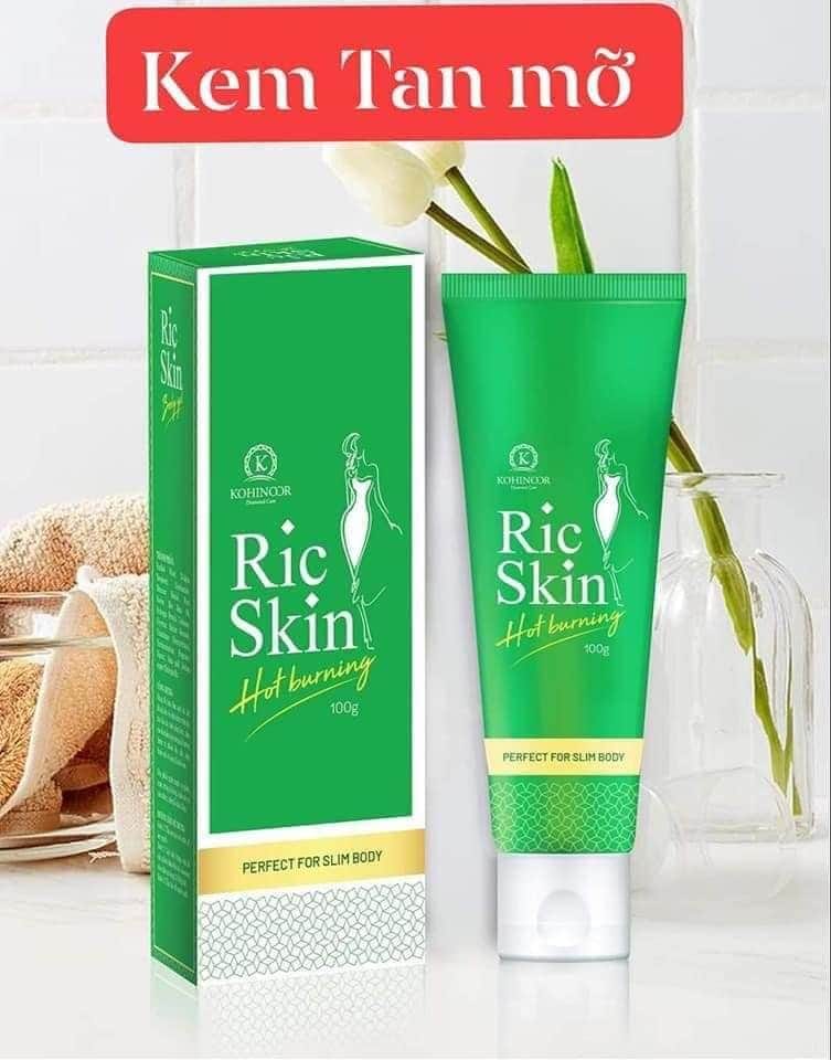 Viên uống hỗ trợ giảm cân Gasima hộp 40 viên, tặng kèm gell tan mỡ Ric Skin 100gr.