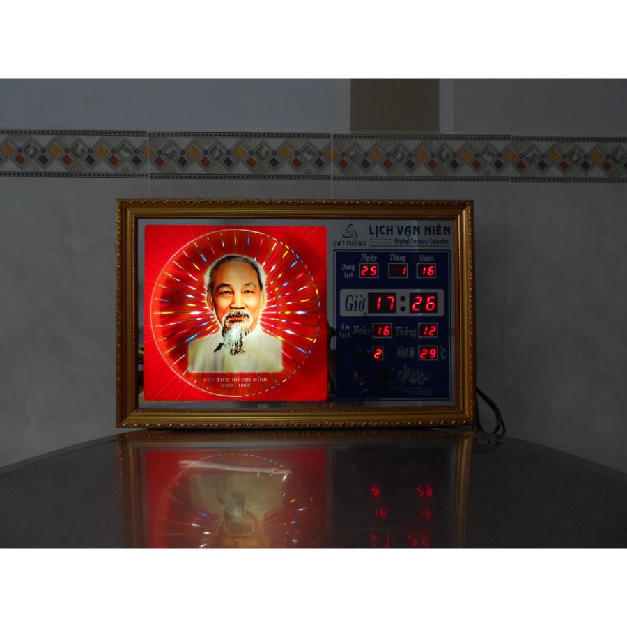 Đồng hồ lịch vạn niên Cát Tường 55618_KT 55x35x7cm_Có 2 Loại