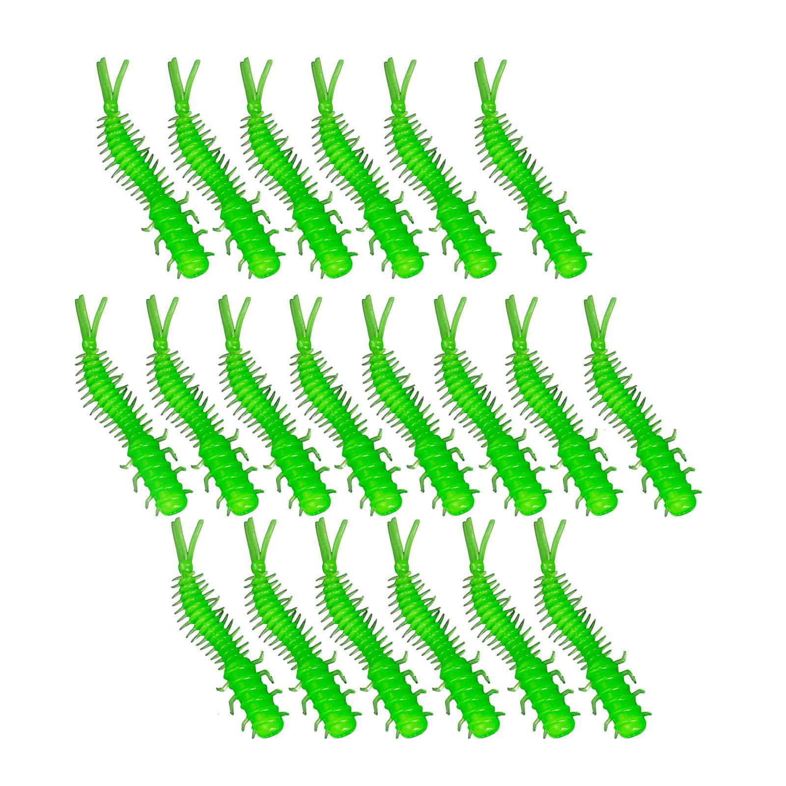 20x Soft Fishing  Spiral Tail Baits Set for Saltwater Sea Fishing