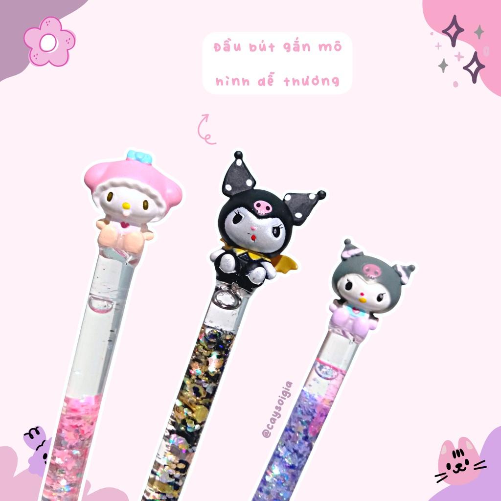 S117 - Bút dao rọc giấy Sanrio tí hon thỏ Kuromi và Melody dễ thương unbox đơn hàng, cắt sticker băng dán washi tape - Cây Sồi Già