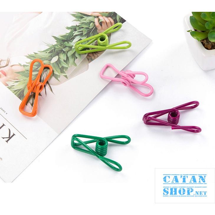 Kẹp Quần Áo, Tất, Sách Vở Nhiều Màu Đa Dạng Thép Không Gỉ Chất Lượng Cao, Siêu Chắc Chắn GD369-KepColor