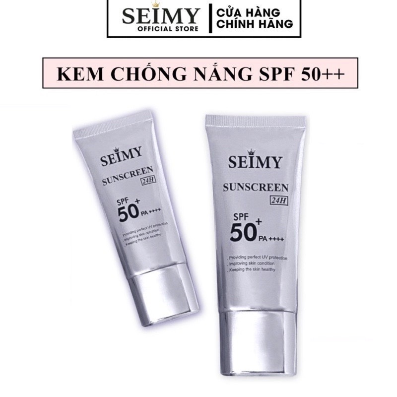 Kem dưỡng da chống nắng dưỡng trắng Seimy - Sunscreen 24h