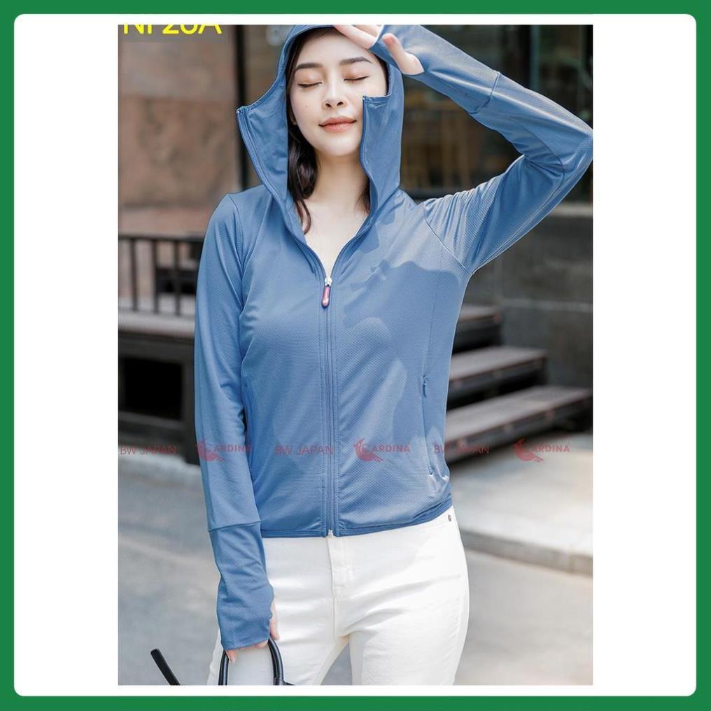 Áo Chống Nắng Nữ 2 Lớp Chất Thun lạnh Cao Cấp, làm mát, chống tia UV khử mùi cơ thể