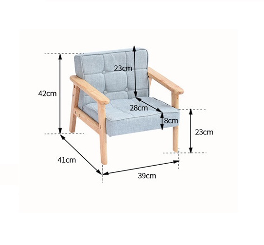 Ghế sofa trẻ em phong cách Châu Âu, ghế nhà trẻ, ghế sofa nhỏ đạo cụ chụp ảnh cho trẻ em