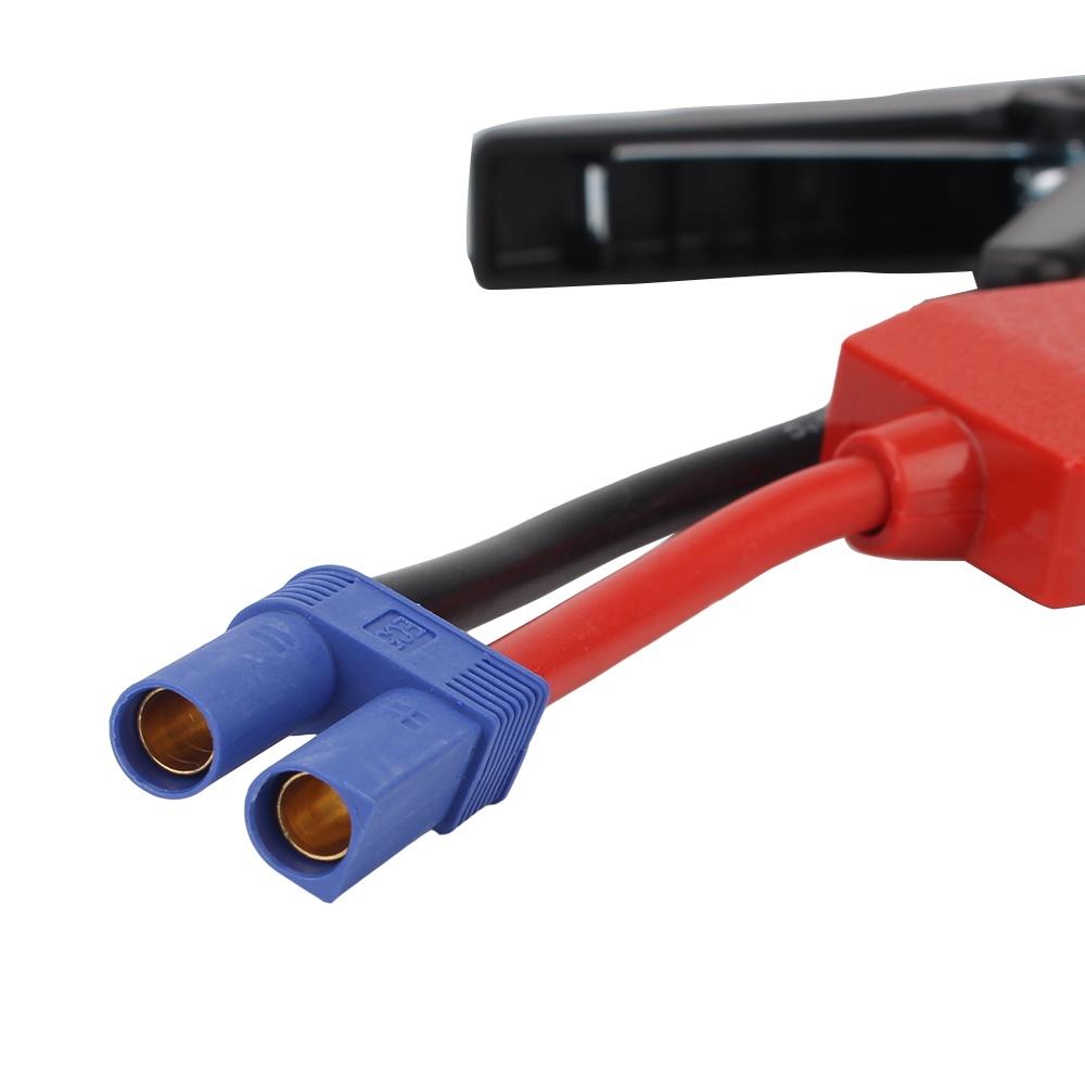 Bộ Dây Cáp Khẩn Cấp 12V Kẹp Cá Sấu Kèm Đầu Cắm EC5 Cho Xe Hơi Xe Tải