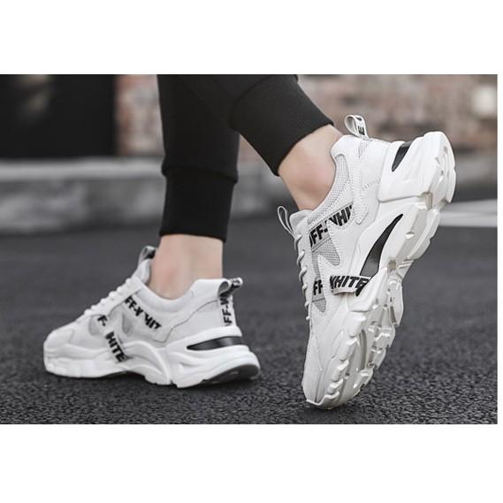 Giày Thể Thao Nam Tăng Chiều Cao 4cm S07 Có 2 màu xám và trắng