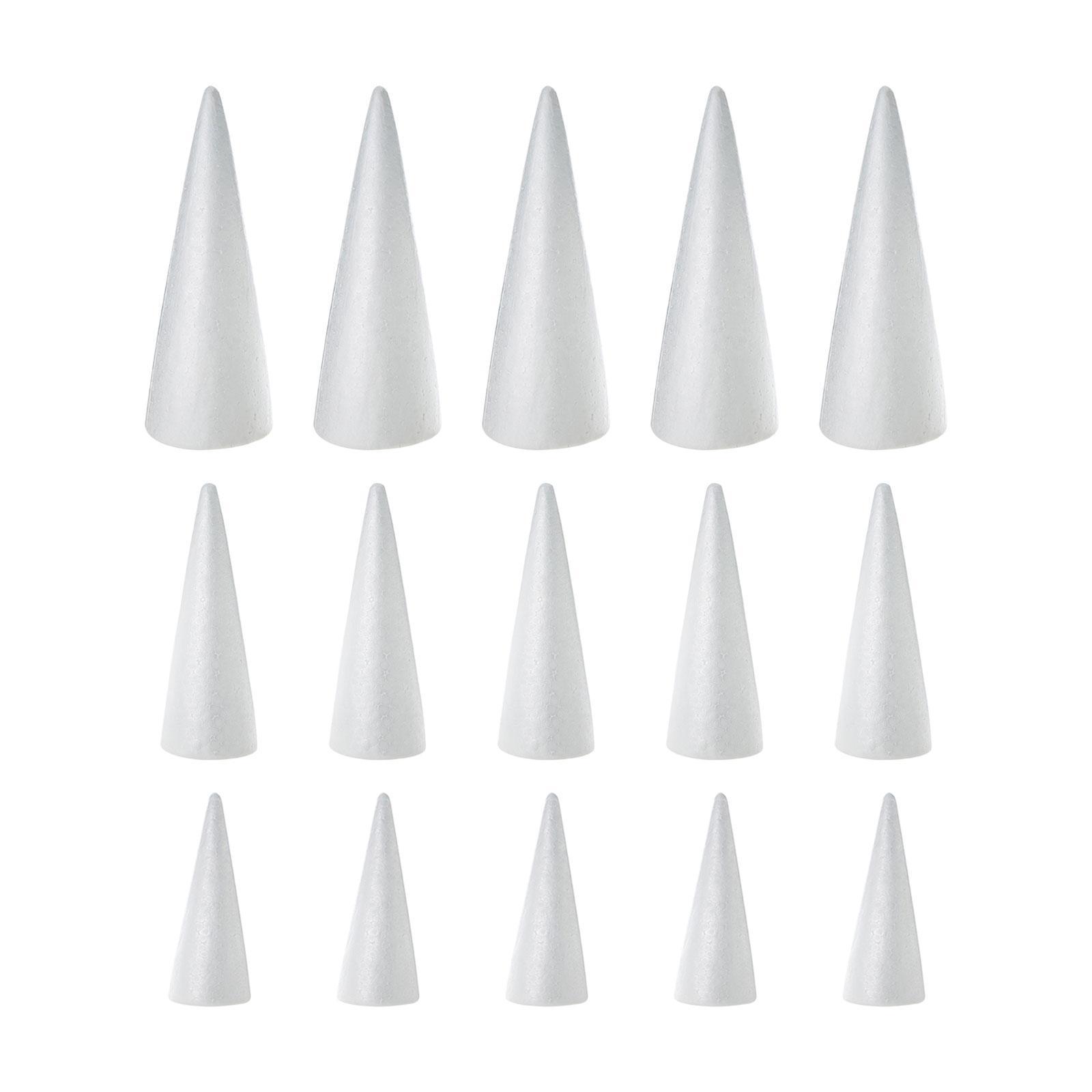 15x Foam Cones Foam Tree Cones for Classroom Activities Party Children Kids