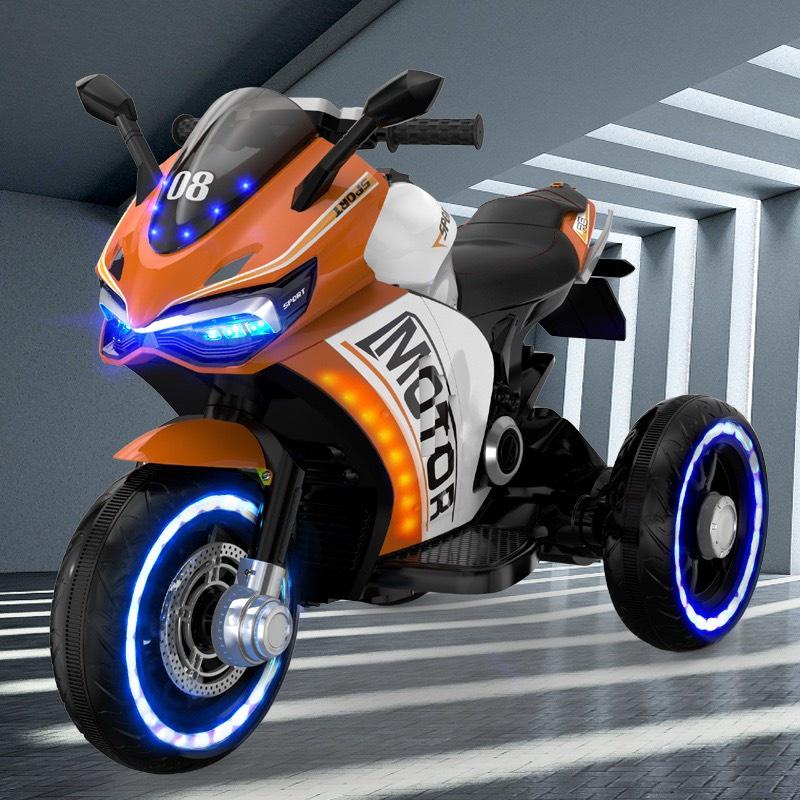 Xe máy mô tô điện 3 bánh DUCATI 6188 đạp ga cho bé 2 động cơ (Đỏ-Đen-Xanh dương-Xanh lá-Cam)