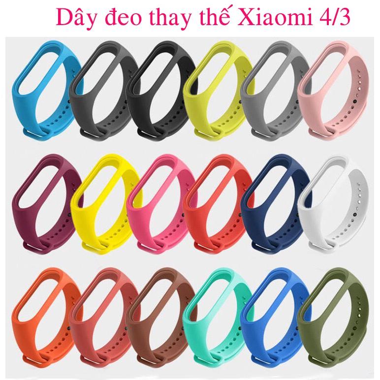 Dây Đeo Thay Thế Cho Xiaomi Mi Band 4/3 - nhiều màu sắc thời trang