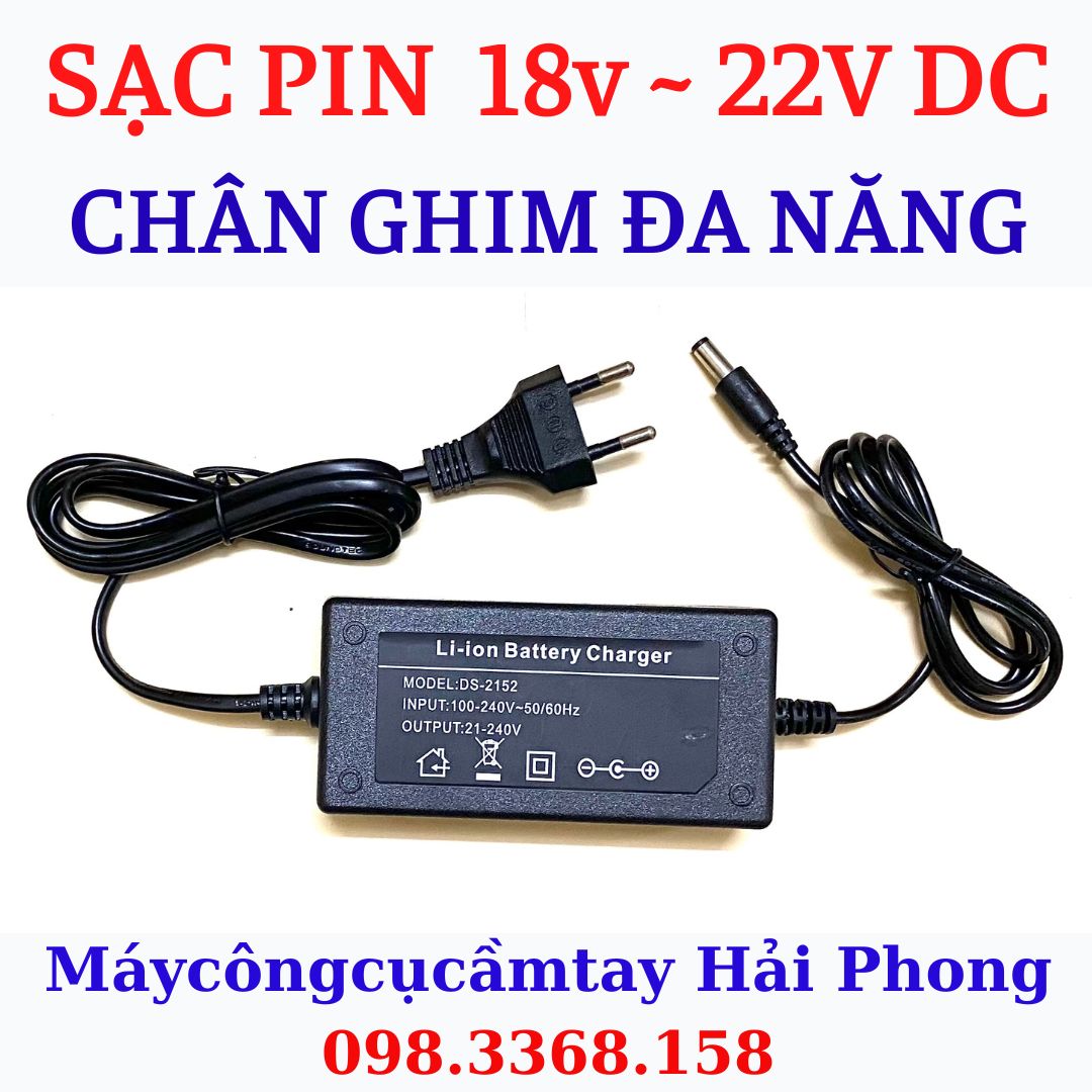PIN và SẠC 21VDC . cho máy khoan , siết mở ốc, rửa xe , cắt cỏ...