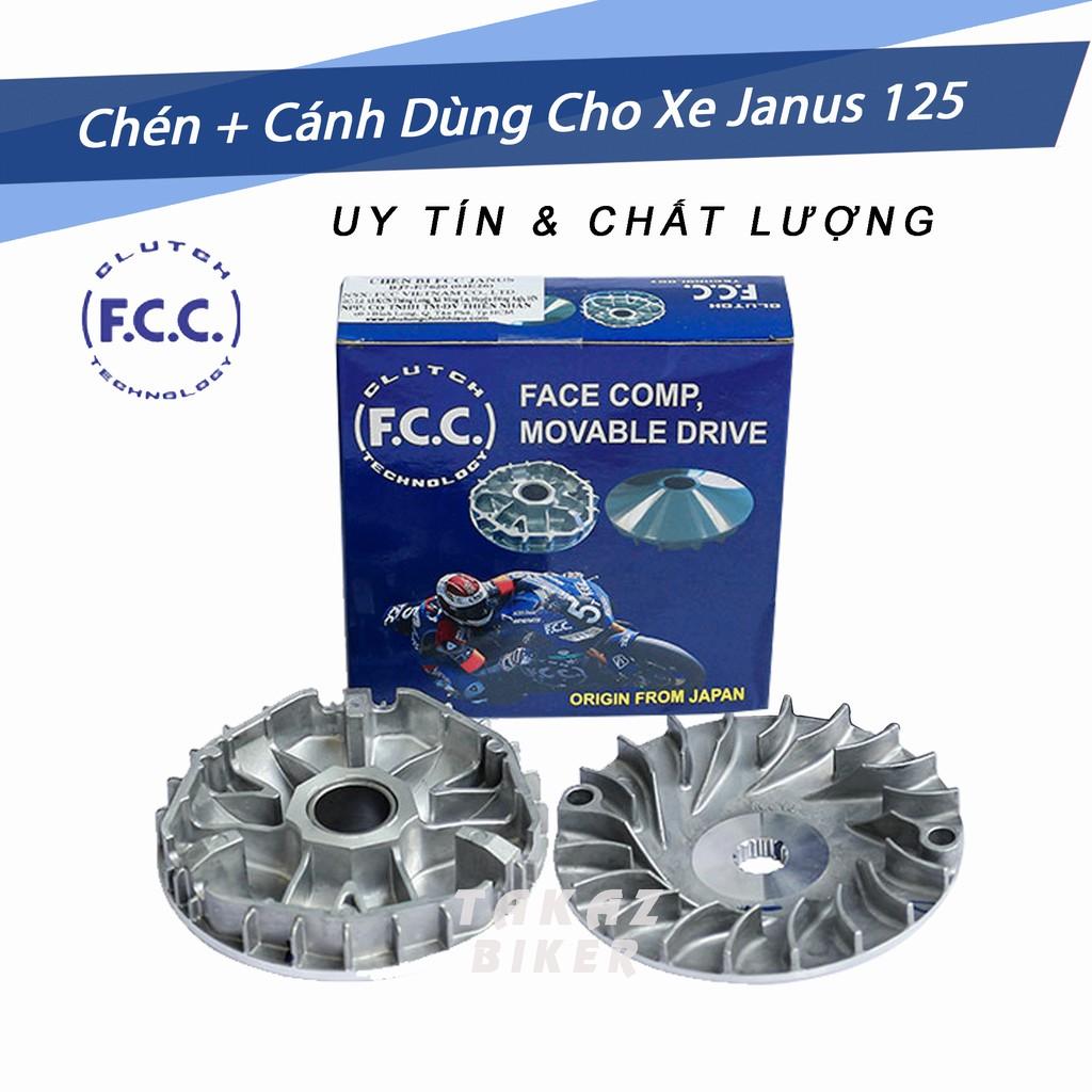 A1 Chén bi và cánh quạt dùng cho xe Janus 125 hãng FCC Công Nghệ Japan