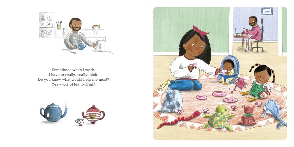 Sách ngoại văn: When Daddy Works From Home