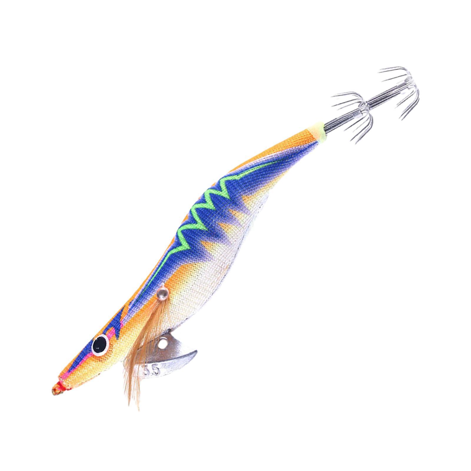 Luminous Squid Jig Hooks 14cm Artificial Squid Jig Lures Durable Squid Hooks