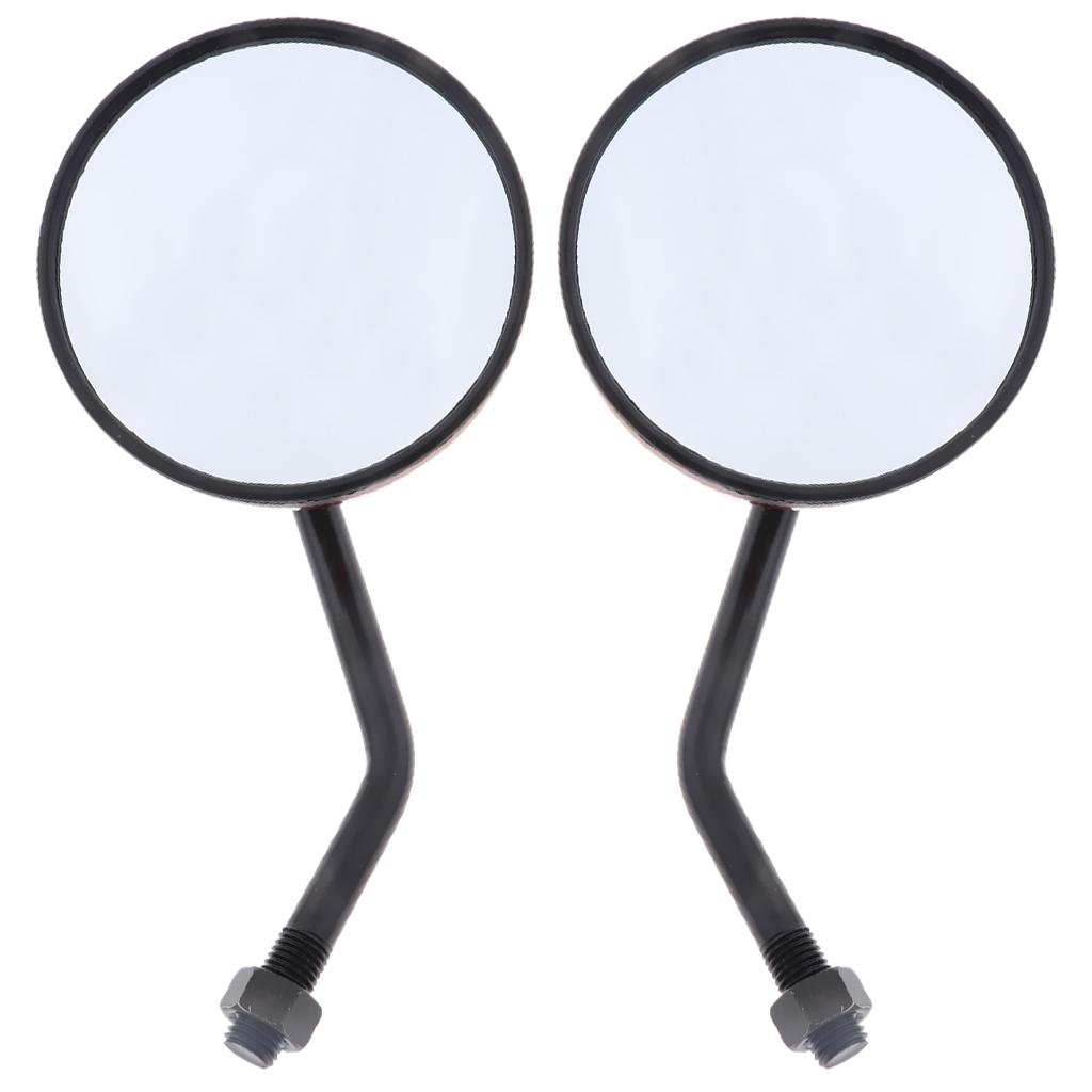 1Pair Universal Motorbike Dirt Bike ATV Moped Scooter 10mm Rear View Mirror