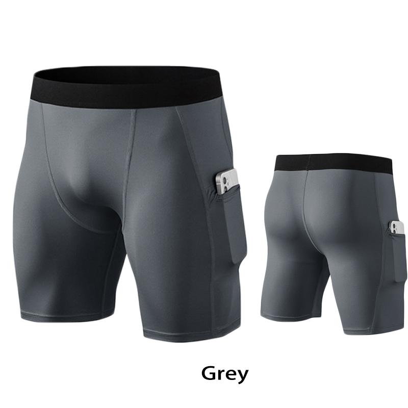 Với Túi Nam Thoáng Ngắn Chạy Thun Nam Nén Chạy Quần Short Tập Gym Tập Thể Dục Thể Thao Quần Legging Nam Quần Short