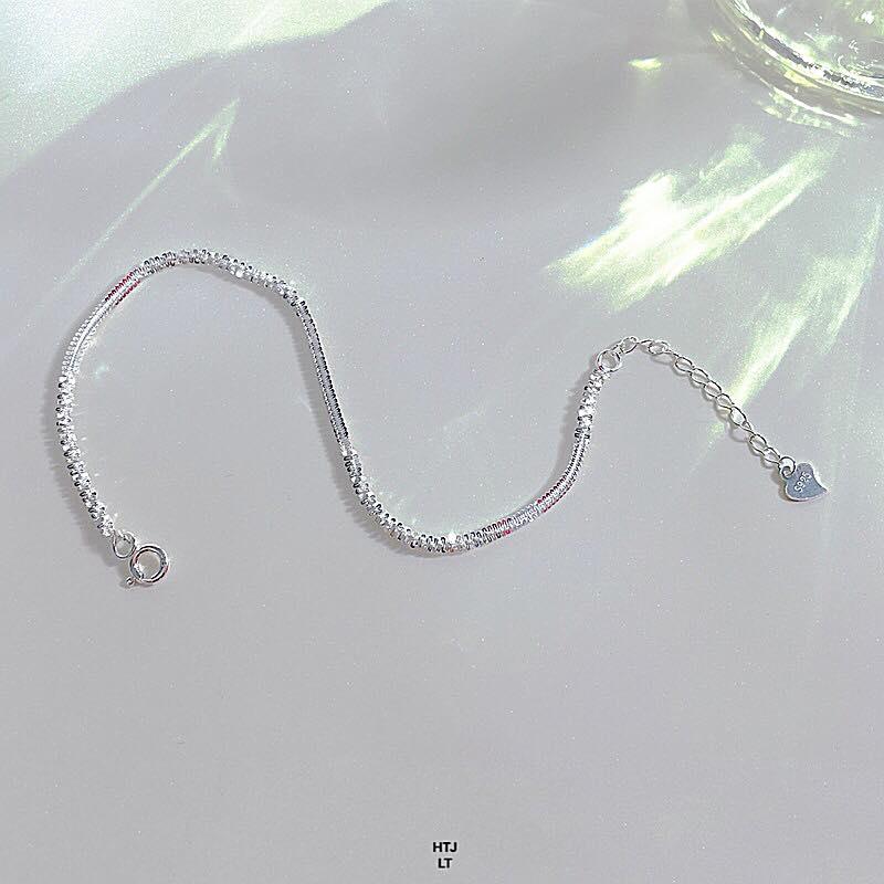 Lắc tay nữ thời trang chất liệu bằng bạc MS062