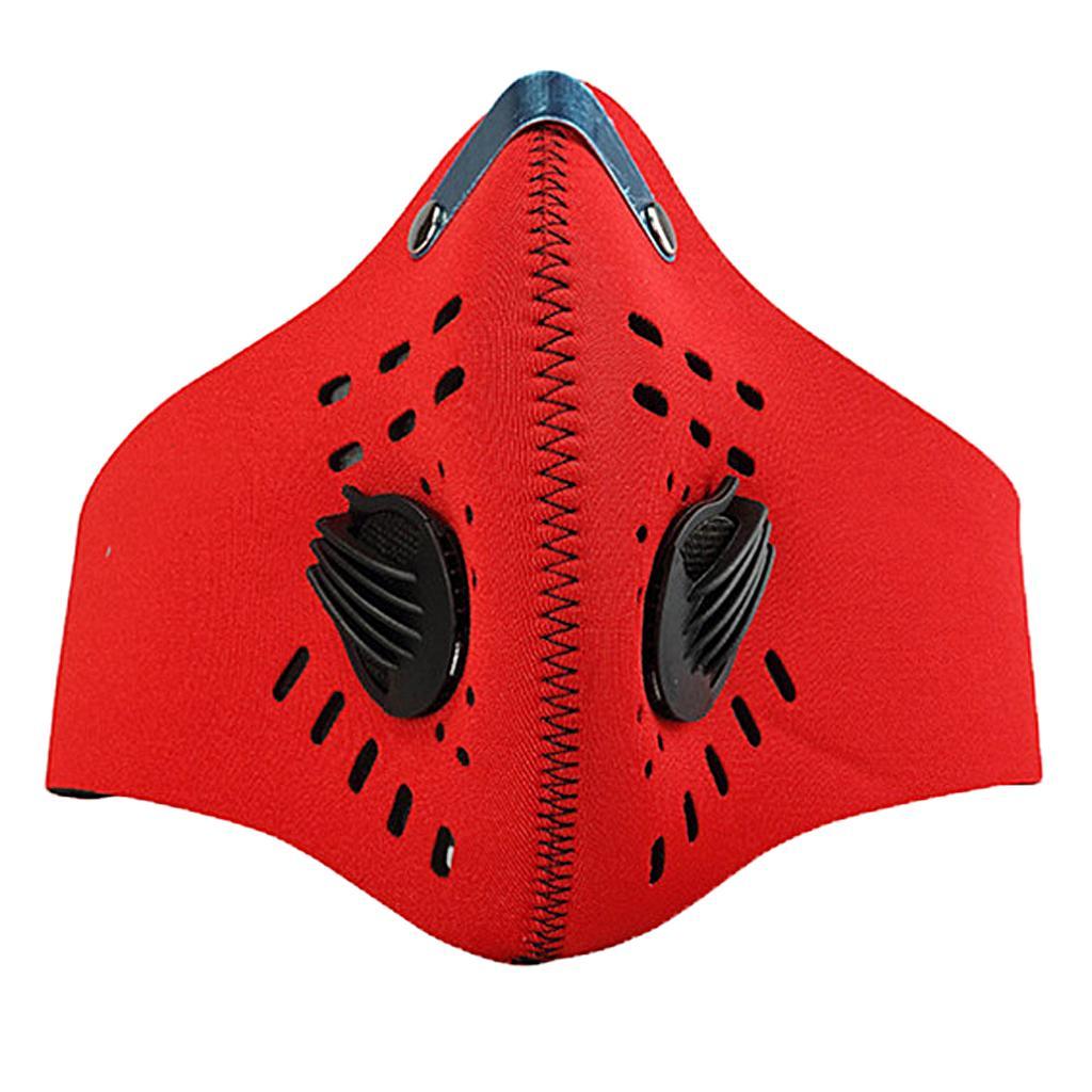 Women Men Half Face Mask Motorcycle Dust Filter Outdoors Gym Mouth Mask