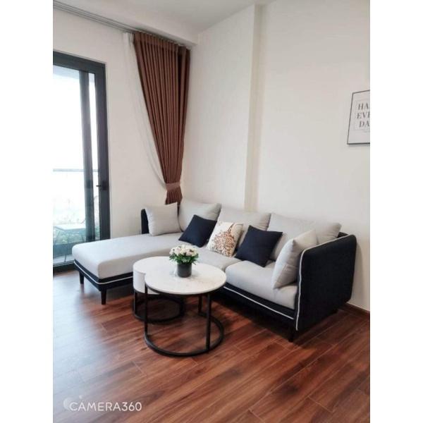 Bàn trà, bàn cafe, bàn sofa mặt đá chân sắt tầm nhìn mới Ms 022