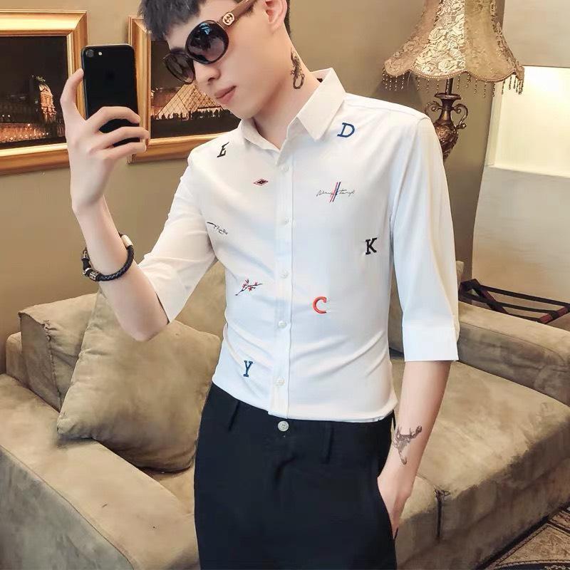 Áo sơ mi nam họa tiết thời trang HOT
