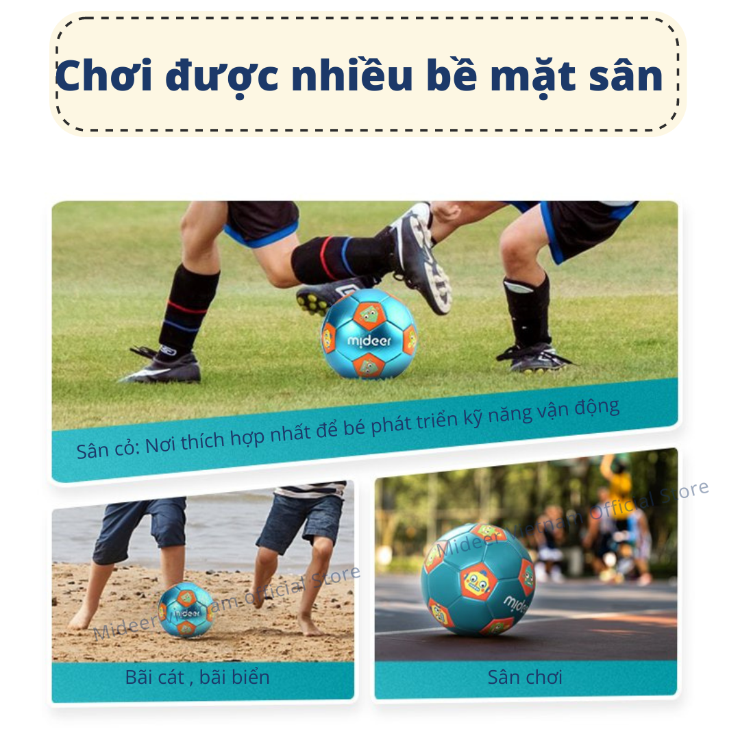 Bóng Hơi Bóng Đá Cho Bé Kids Soccer, Đồ Chơi Vận Động Cho Bé 2,3,4,5,6,7 tuổi