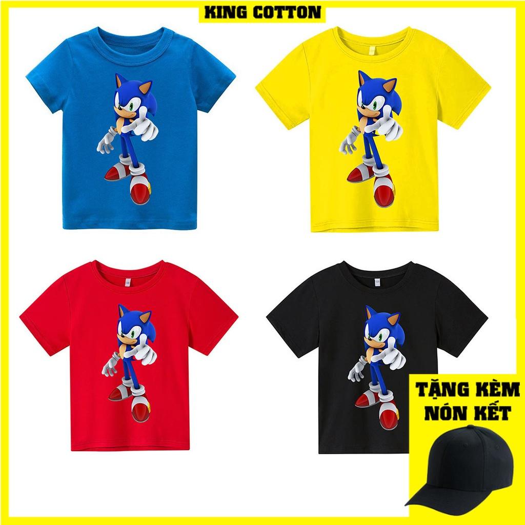 Áo thun trẻ em Sonic 4 Có size người lớn, King Cotton