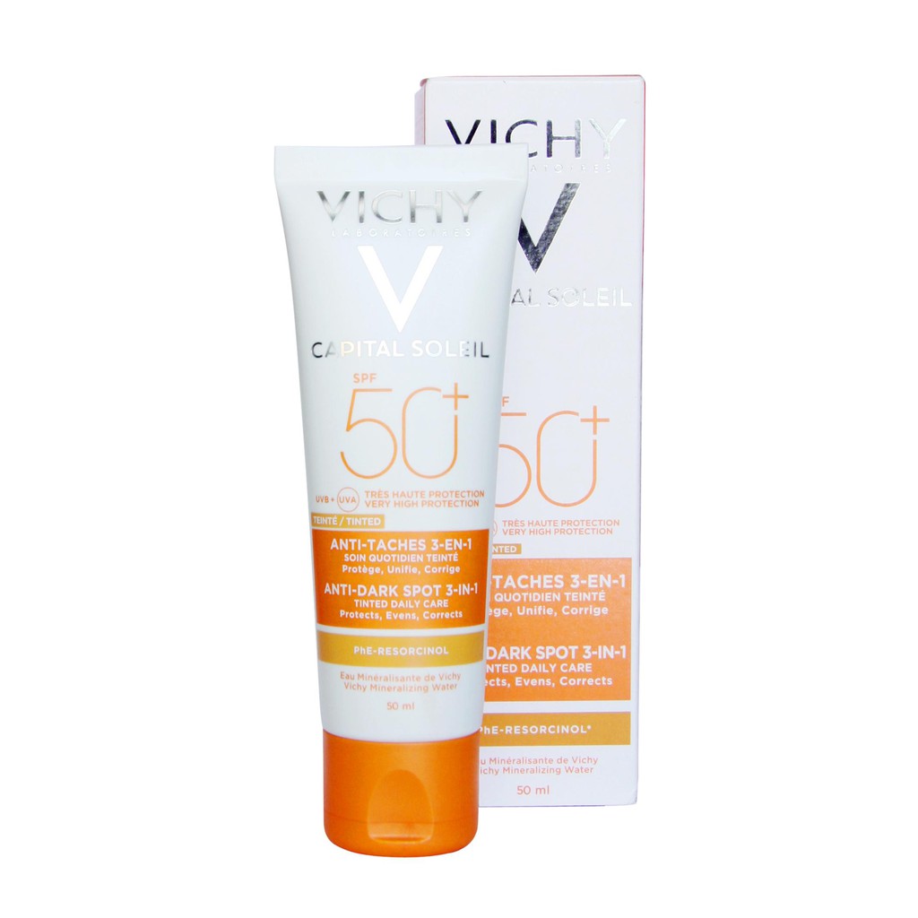 Kem Chống Nắng Ngăn Sạm Da, Giảm Thâm Nám, Không Nhờn Rít Vichy SPF50+ Chống Tia UVA (50ml) - 100791635