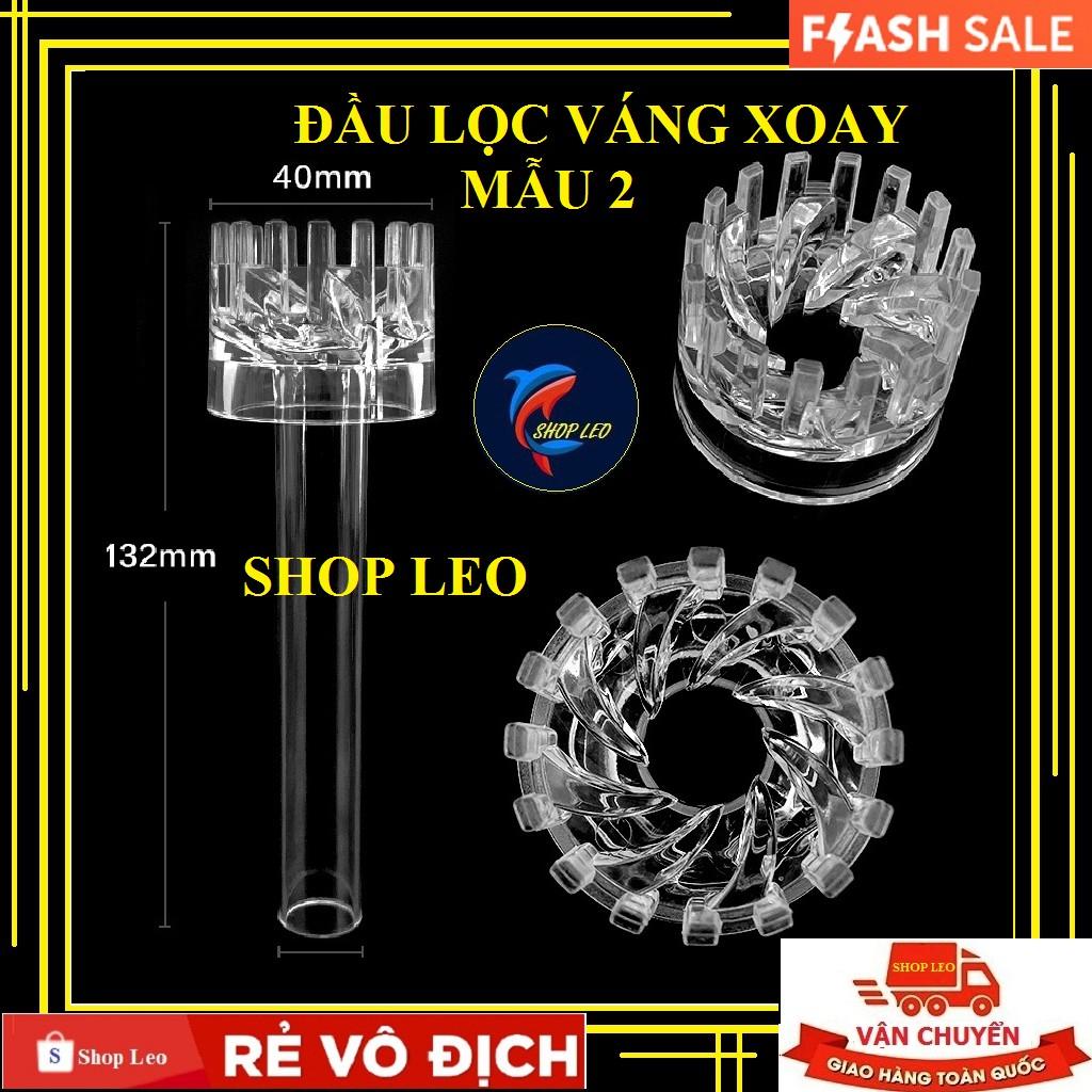 IN OUT thủy tinh lọc váng "XOAY" phi 16- bộ in out thủy tinh cao cấp