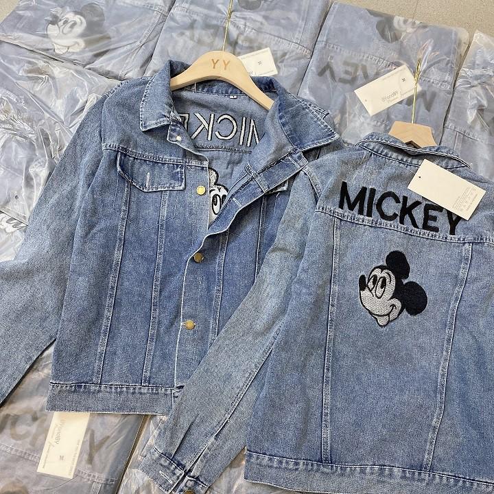 Áo khoác jean thêu micky cho nữ LS_ATN458