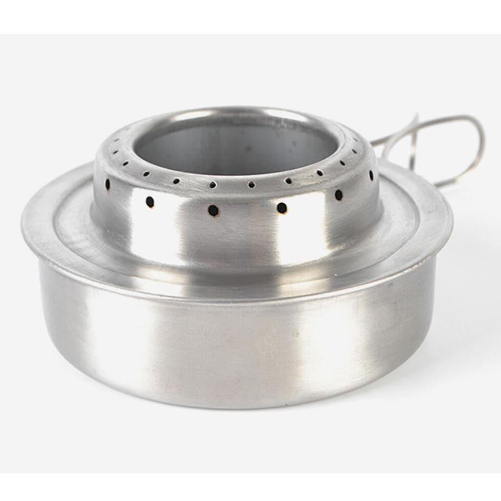 Stainless Steel Portable Alcohol Stove Outdoor Ultralight Burner Picnic
