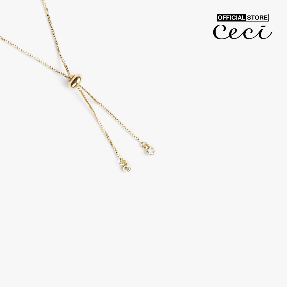 CECI - Vòng đeo tay nữ dây mảnh phối thiết kế độc đáo CC3-01000078-01